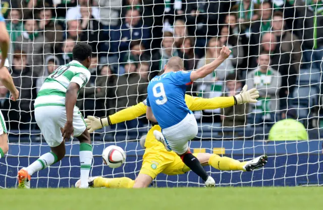 Kenny Miller shoots Rangers into the lead