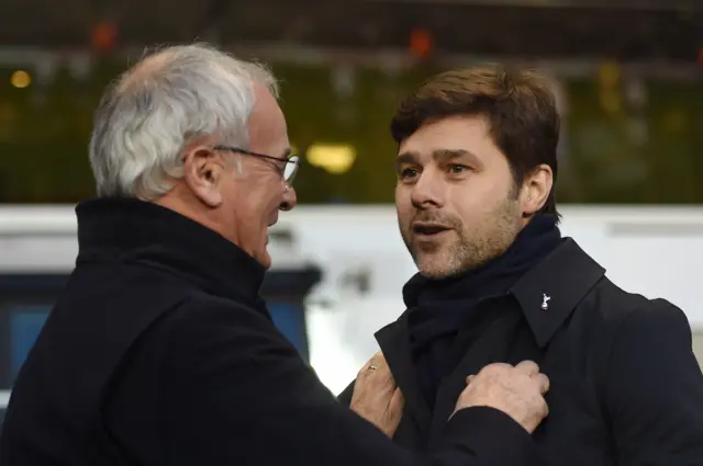 Claudio Ranieri and Mauricio POchettino