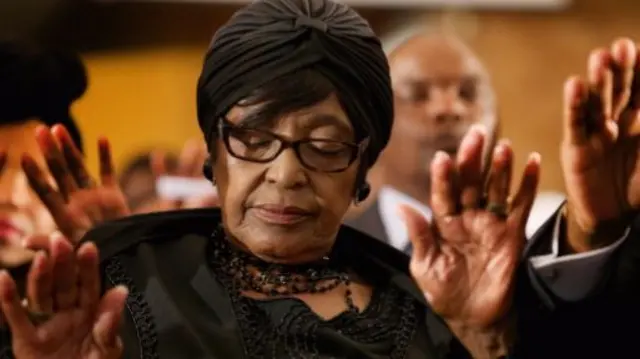 WinWinnie Madikizela-Mandela, ex-wife of former South Africa President Nelson Mandela