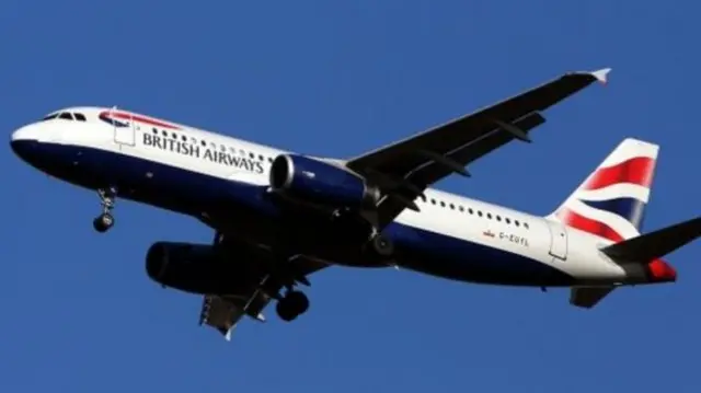 BA plane