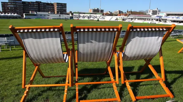 Deckchairs at Hove