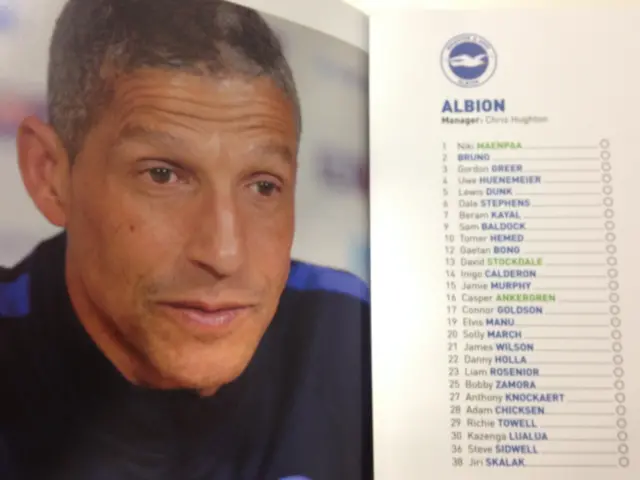 Brighton programme