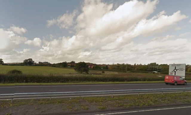 Proposed site for new retail park