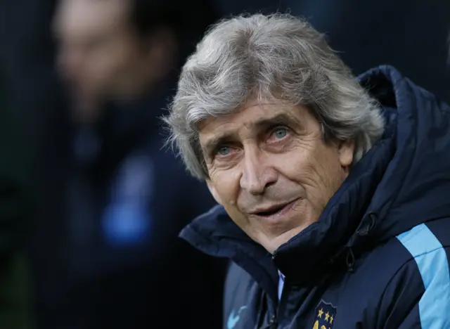 Man City manager Manuel Pellegrini