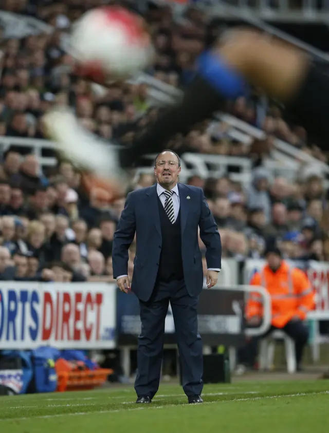 Newcastle manager Rafa Benitez