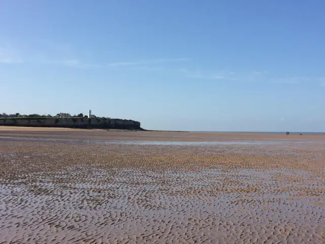 Hunstanton beach, at low tide