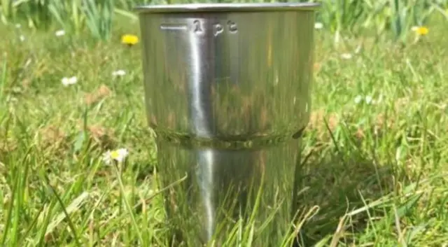 Steel cup