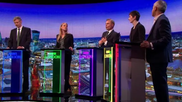 London mayoral candidates