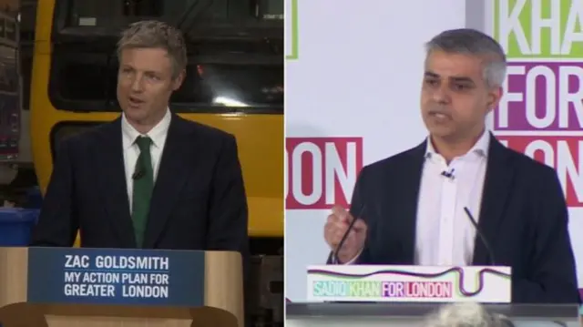 Zac Goldsmith & Sadiq Khan