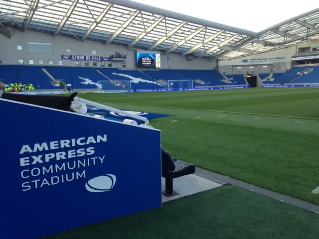 Dugouts at the Amex