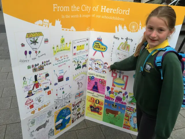 Giant birthday card