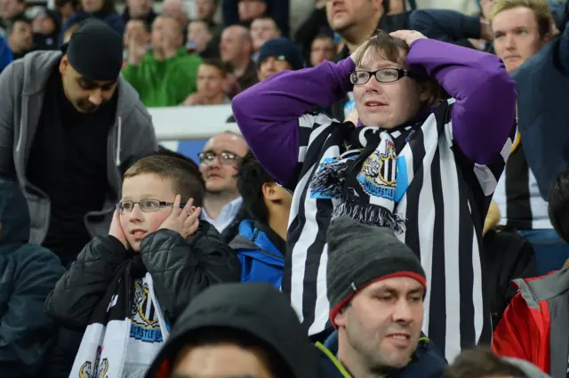 Newcastle fans