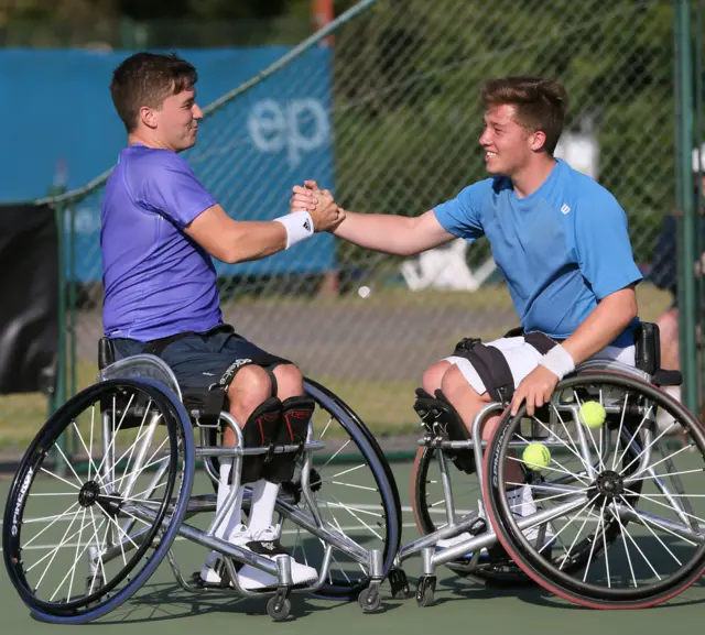 Alfie Hewett and Gordon Reid