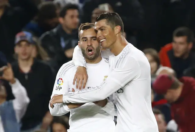 Cristiano Ronaldo celebrates