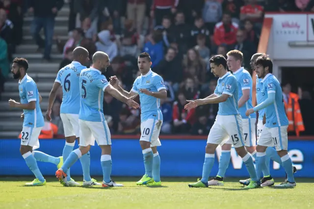 Manchester City celebrates