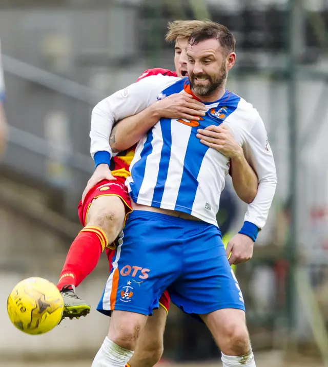 Kilmarnock striker Kris Boyd has little wriggle room at Firhill.