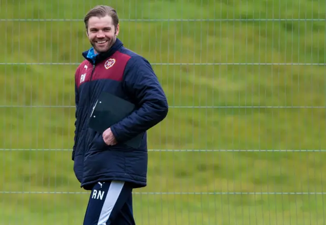 Hearts head coach Robbie Neilson