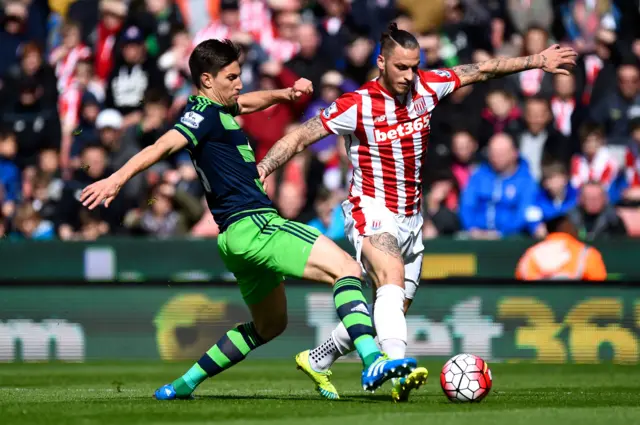 Marko Arnautovic of Stoke