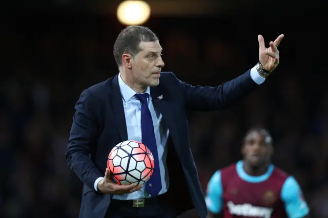 West Ham manager Slaven Bilic