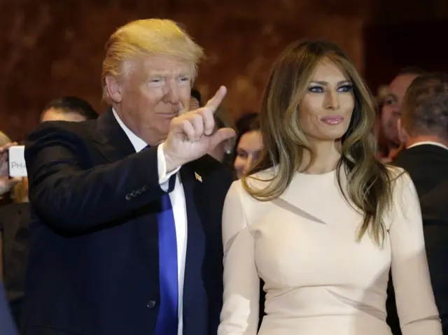 Donald Trump and Melania Trump