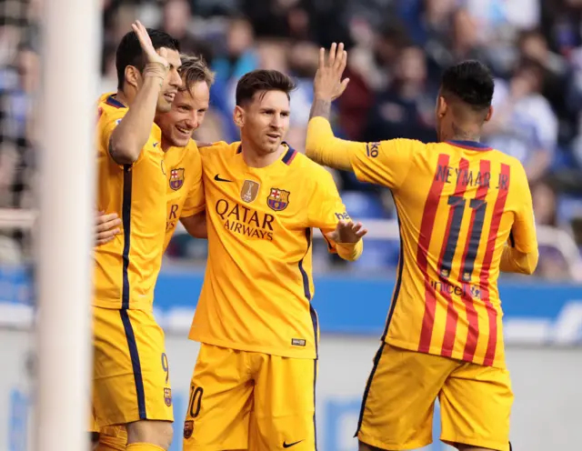 Barcelona celebrate