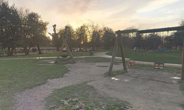 Children's play area in Victoria Park