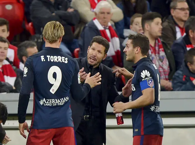 Atletico Madrid celebrate