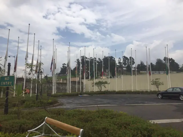 Flags in Addis Ababa