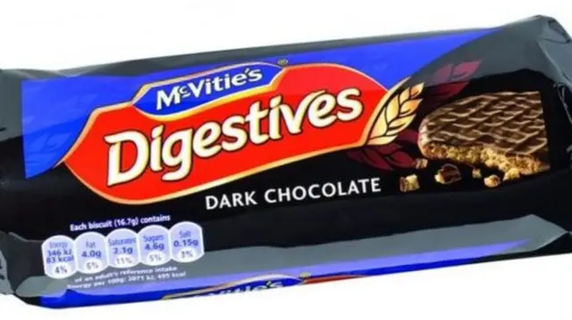 McVitie's Digestives dark chocolate biscuits