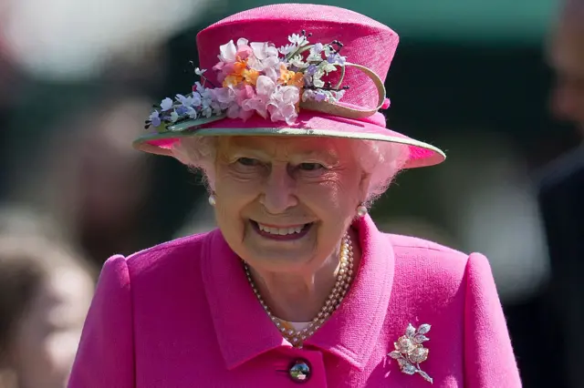 The Queen on 20 April 2016