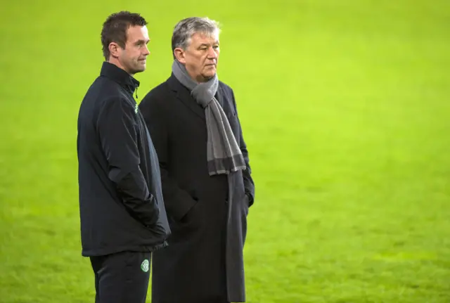 Ronny Deila and Peter Lawwell