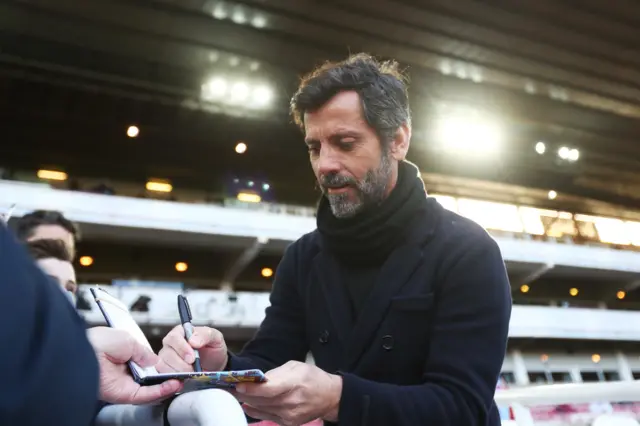 Watford head coach Quique Sanchez Flores