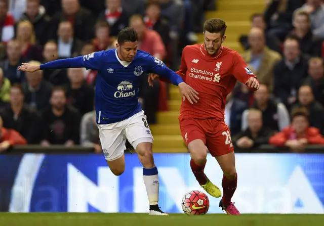 Adam Lallana and Bryan Oviedo