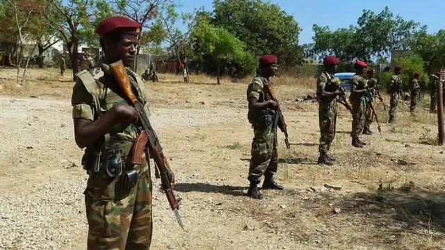 Ethiopian soldiers (file photo, March 2012)