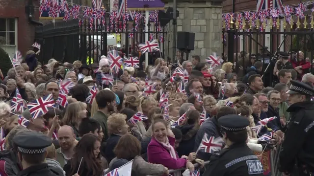 Crowds at Windsor