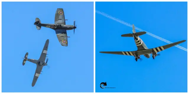 BBMF aircraft in flight