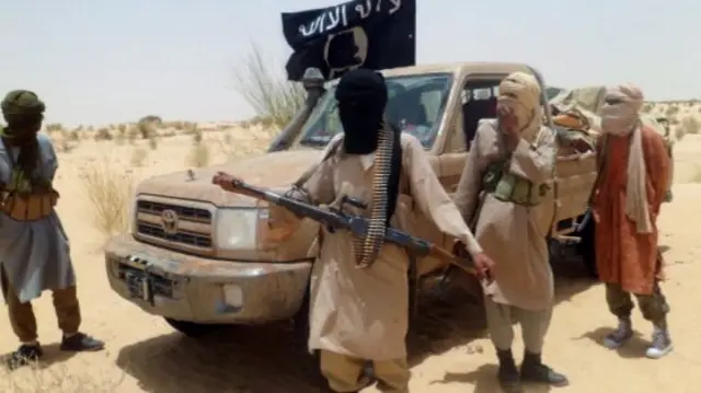 Ansar Dine militants in 2012 in Mali