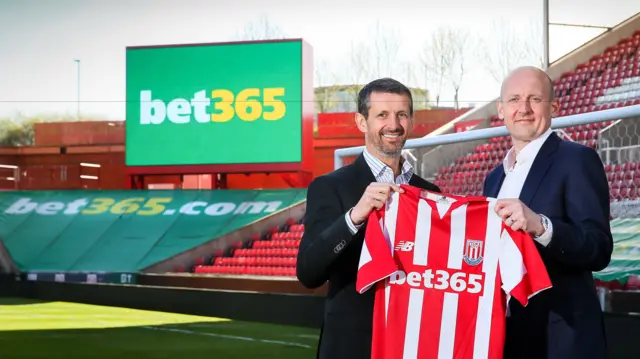 Stoke City FC Chief Executive Tony Scholes with bet365 joint Chief Executive John Coates Read more at http://www.stokecityfc.com/news/article/stoke-city-bet365-stadium-naming-rights-3072250.aspx#zPcqbXZr8sibvEL8.99