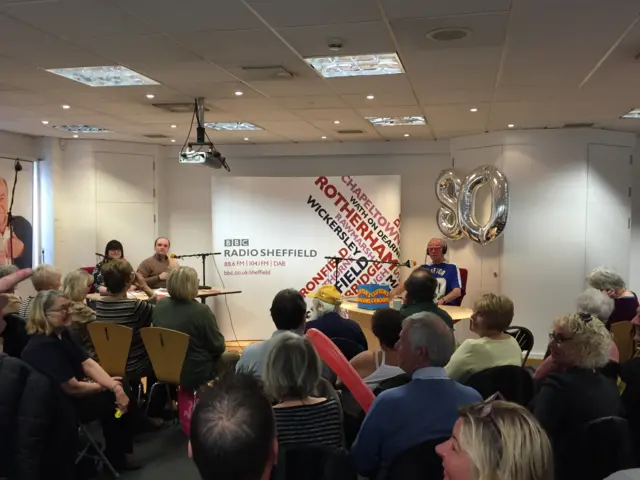 Crowd at recording of Live-ish Bernie Clifton Show