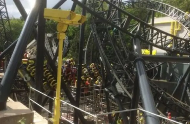 Smiler ride rescue operation