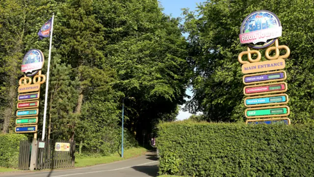 Alton Towers entrance