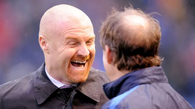 Sean Dyche and Simon Grayson