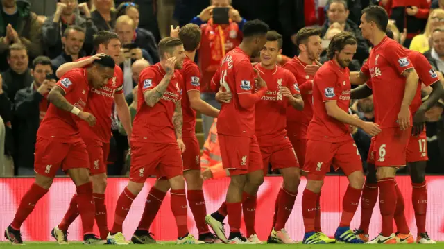 Liverpool celebrate