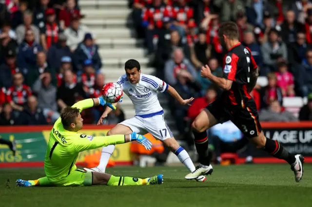 Pedro scores for Chelsea