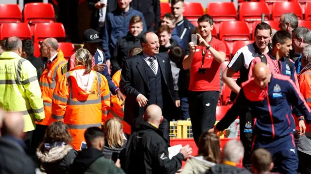 Rafa Benitez at Anfield