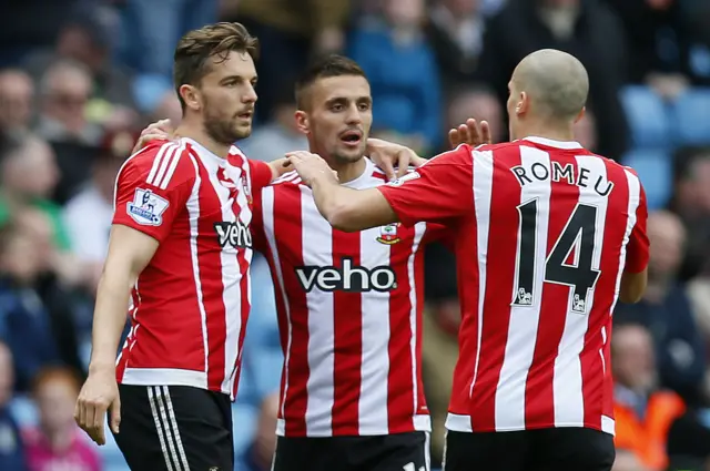 Dusan Tadic celebrates