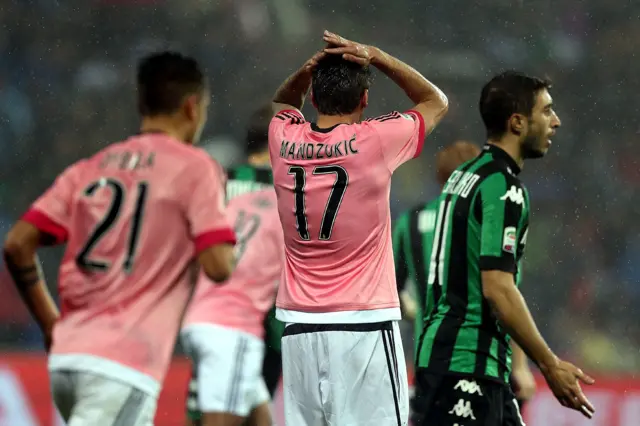 Dejected Juventus