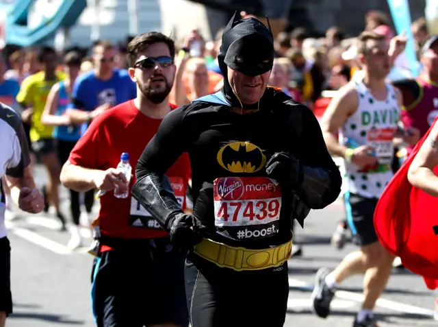 Batman at the Marathon