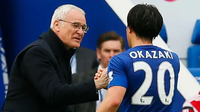 Claudio Ranieri, Shinji Okazaki