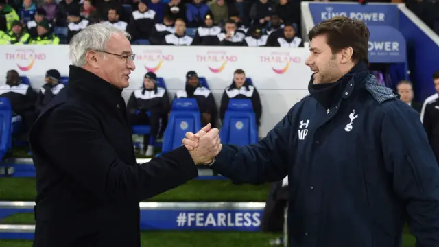 Claudio Ranieri and Mauricio Pochettino